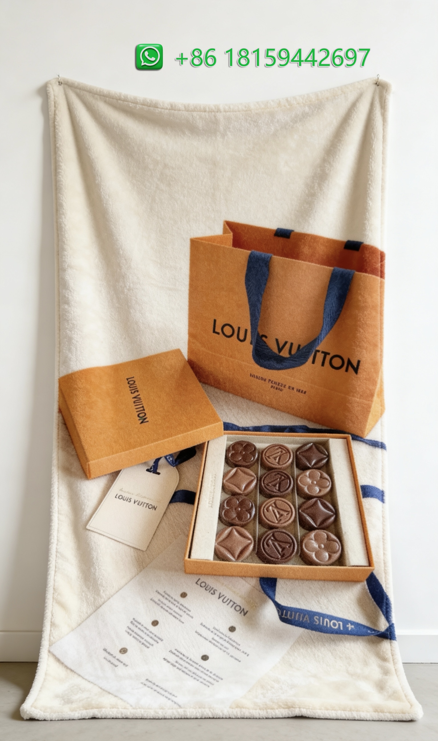 Louis Vuitton Throw Blankets